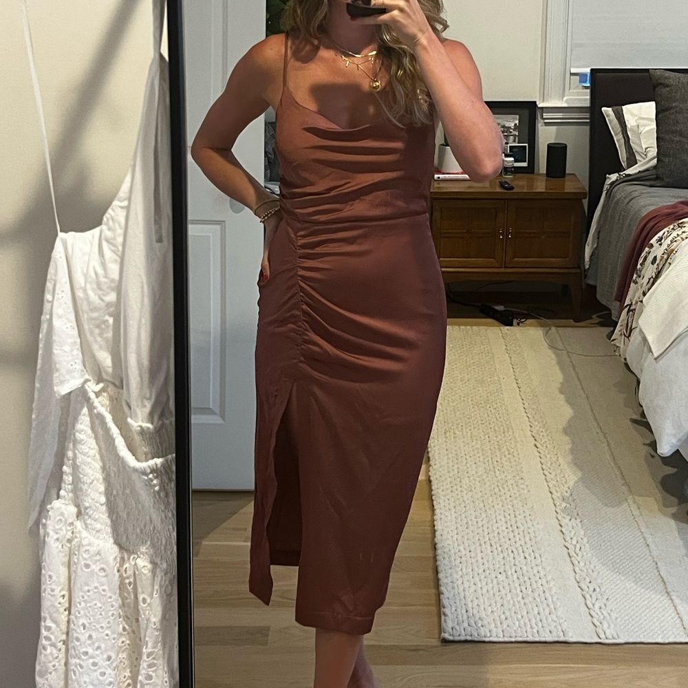 Florets studio dusty rose dress